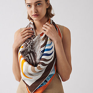 Tigre Royal double face scarf 90 | Hermès Denmark